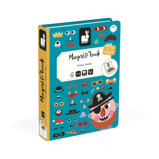 Magnetibook - Gekke gezichten jongens