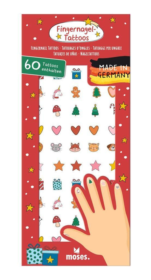 Nagelstickers kerst