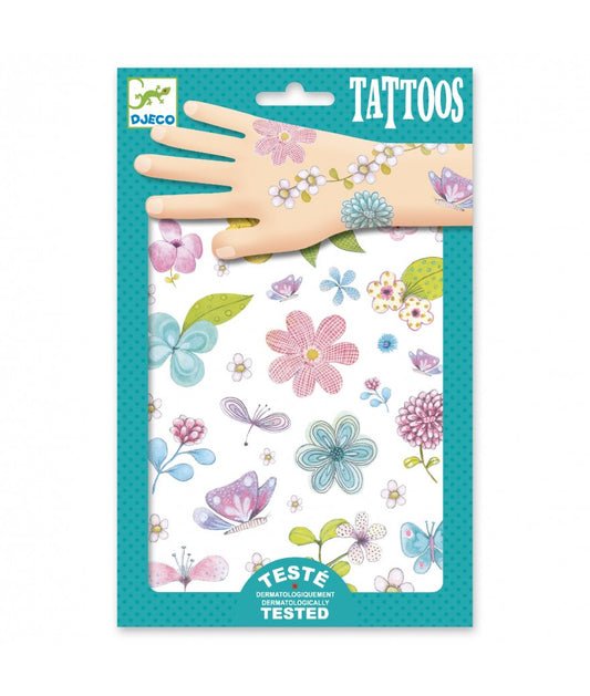 Tattoo -  Glitter veldbloemen