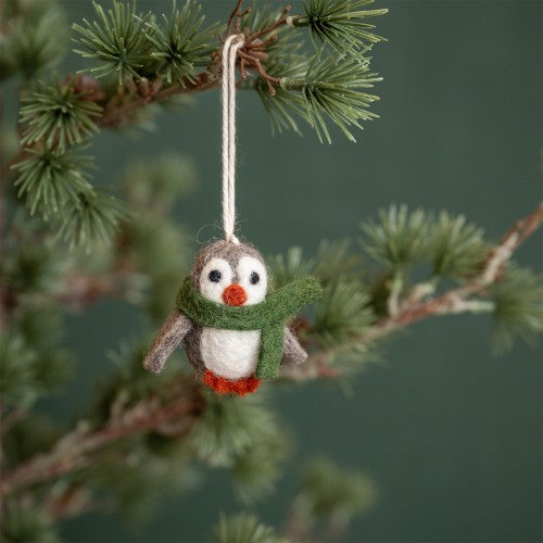 Hanger Pinguin groene sjaal